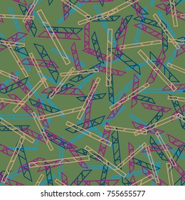 Abstract color seamless pattern for new background.