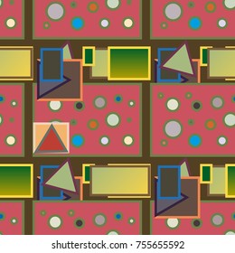 Abstract color seamless pattern for new background.