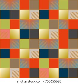 Abstract color seamless pattern for new background.