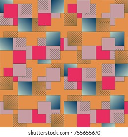 Abstract color seamless pattern for new background.