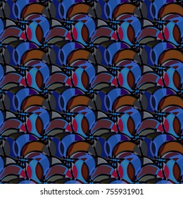 Abstract color seamless pattern for new background.