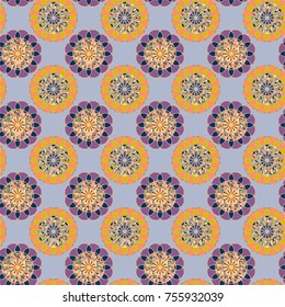 Abstract color seamless pattern for new background.
