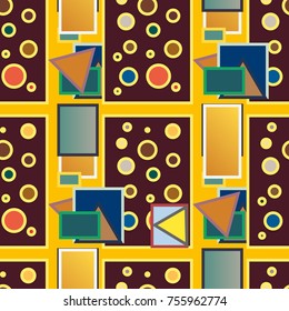 Abstract color seamless pattern for new background.