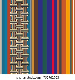 Abstract color seamless pattern for new background.