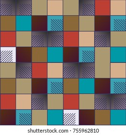 Abstract color seamless pattern for new background.