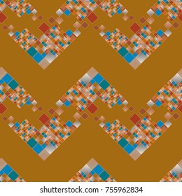 Abstract color seamless pattern for new background.