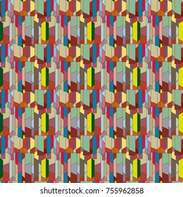 Abstract color seamless pattern for new background.