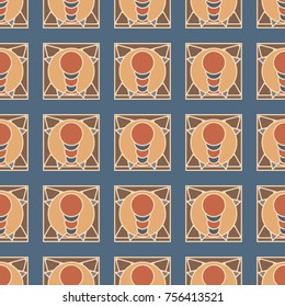 Abstract color seamless pattern for new background.