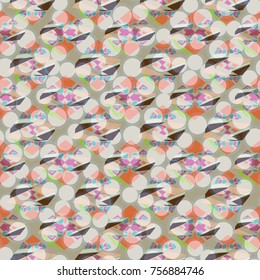 Abstract color seamless pattern for new background.