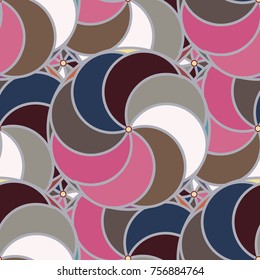 Abstract color seamless pattern for new background.