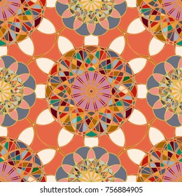 Abstract color seamless pattern for new background.