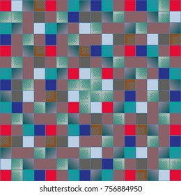 Abstract color seamless pattern for new background.