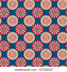 Abstract color seamless pattern for new background.