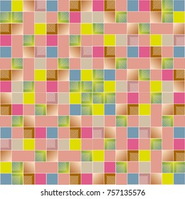 Abstract color seamless pattern for new background.