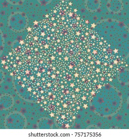 Abstract color seamless pattern for new background.