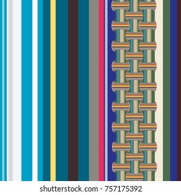 Abstract color seamless pattern for new background.