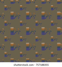 Abstract color seamless pattern for new background.
