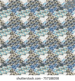 Abstract color seamless pattern for new background.