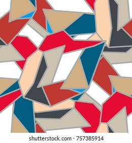 Abstract color seamless pattern for new background.