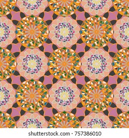 Abstract color seamless pattern for new background.