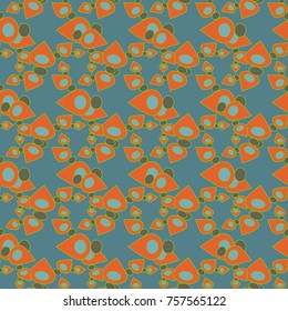 Abstract color seamless pattern for new background.