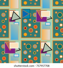 Abstract color seamless pattern for new background.