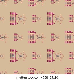 Abstract color seamless pattern for new background.