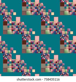 Abstract color seamless pattern for new background.