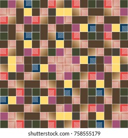 Abstract color seamless pattern for new background.