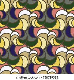 Abstract color seamless pattern for new background.