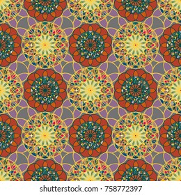 Abstract color seamless pattern for new background.