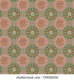 Abstract color seamless pattern for new background.