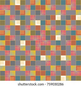 Abstract color seamless pattern for new background.