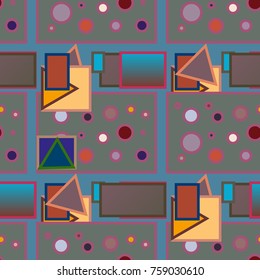 Abstract color seamless pattern for new background.
