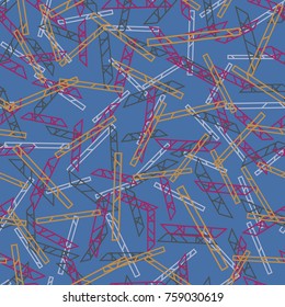 Abstract color seamless pattern for new background.