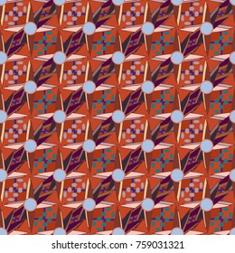 Abstract color seamless pattern for new background.