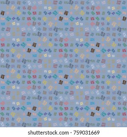 Abstract color seamless pattern for new background.