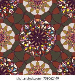 Abstract color seamless pattern for new background.