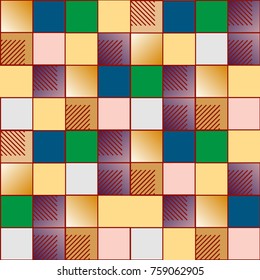 Abstract color seamless pattern for new background.