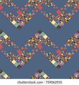 Abstract color seamless pattern for new background.