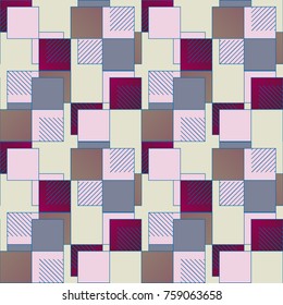 Abstract color seamless pattern for new background.