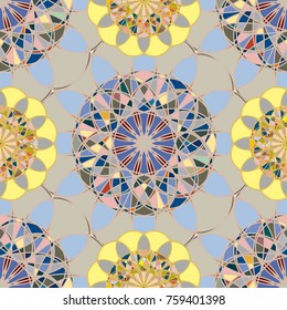 Abstract color seamless pattern for new background.