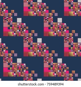 Abstract color seamless pattern for new background.