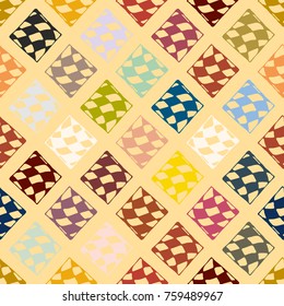 Abstract color seamless pattern for new background.
