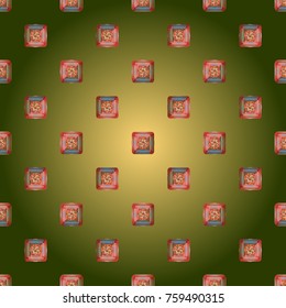 Abstract color seamless pattern for new background.