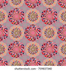 Abstract color seamless pattern for new background.