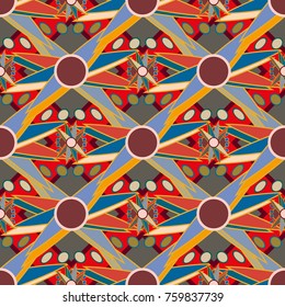 Abstract color seamless pattern for new background.