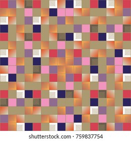 Abstract color seamless pattern for new background.