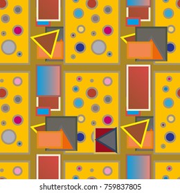 Abstract color seamless pattern for new background.