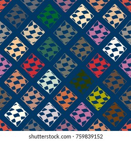 Abstract color seamless pattern for new background.